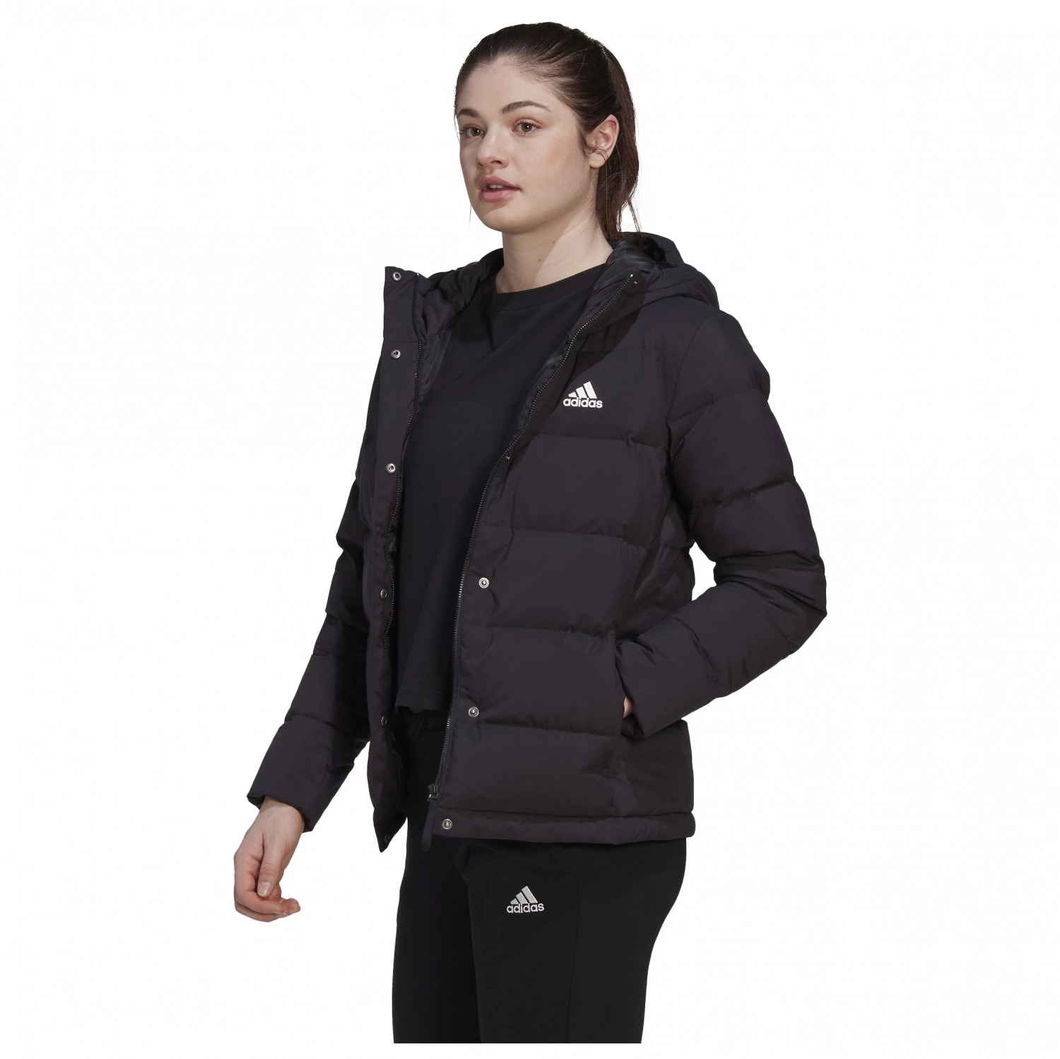 Adidas - Women's Helionic Hooded Jacket - Doudoune 6 Adidas - Women's Helionic Hooded Jacket - Doudoune – Image 4