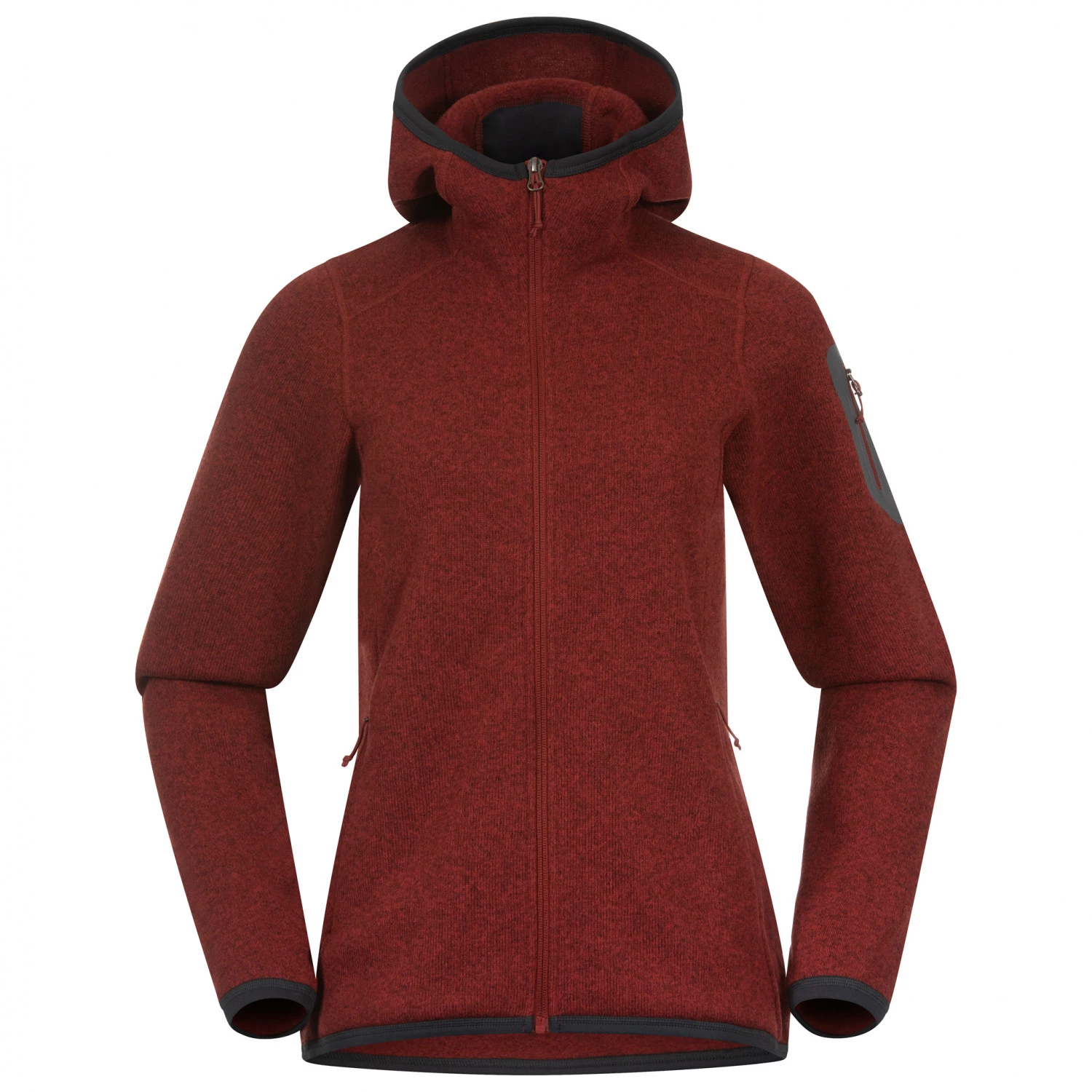 Bergans - Women's Kamphaug Knitted Hoodie - Veste polaire 8 Bergans - Women's Kamphaug Knitted Hoodie - Veste polaire – Image 6