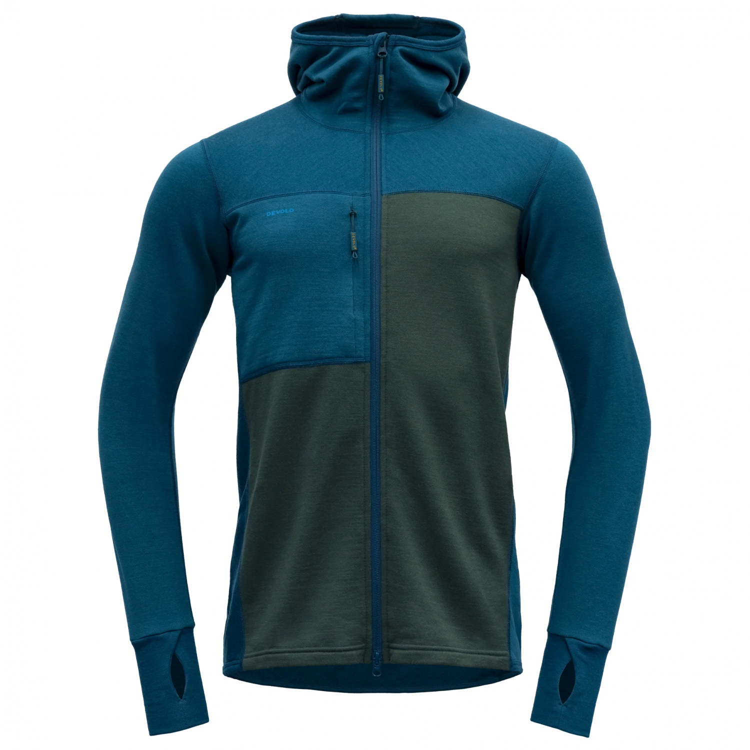 Devold - Nibba Hiking Jacket with Hood - Veste en laine mérinos 6 Devold - Nibba Hiking Jacket with Hood - Veste en laine mérinos – Image 4