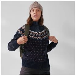 Fjällräven - Women's Övik Knit Cardigan - Veste en laine -Vestes outdoor Soldes fjaellraeven womens oevik knit cardigan veste en laine detail 6