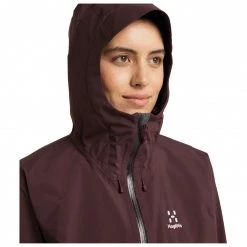 Haglöfs - Women's Aria Proof Jacket - Veste imperméable -Vestes outdoor Soldes hagloefs womens aria proof jacket veste impermeable detail 6
