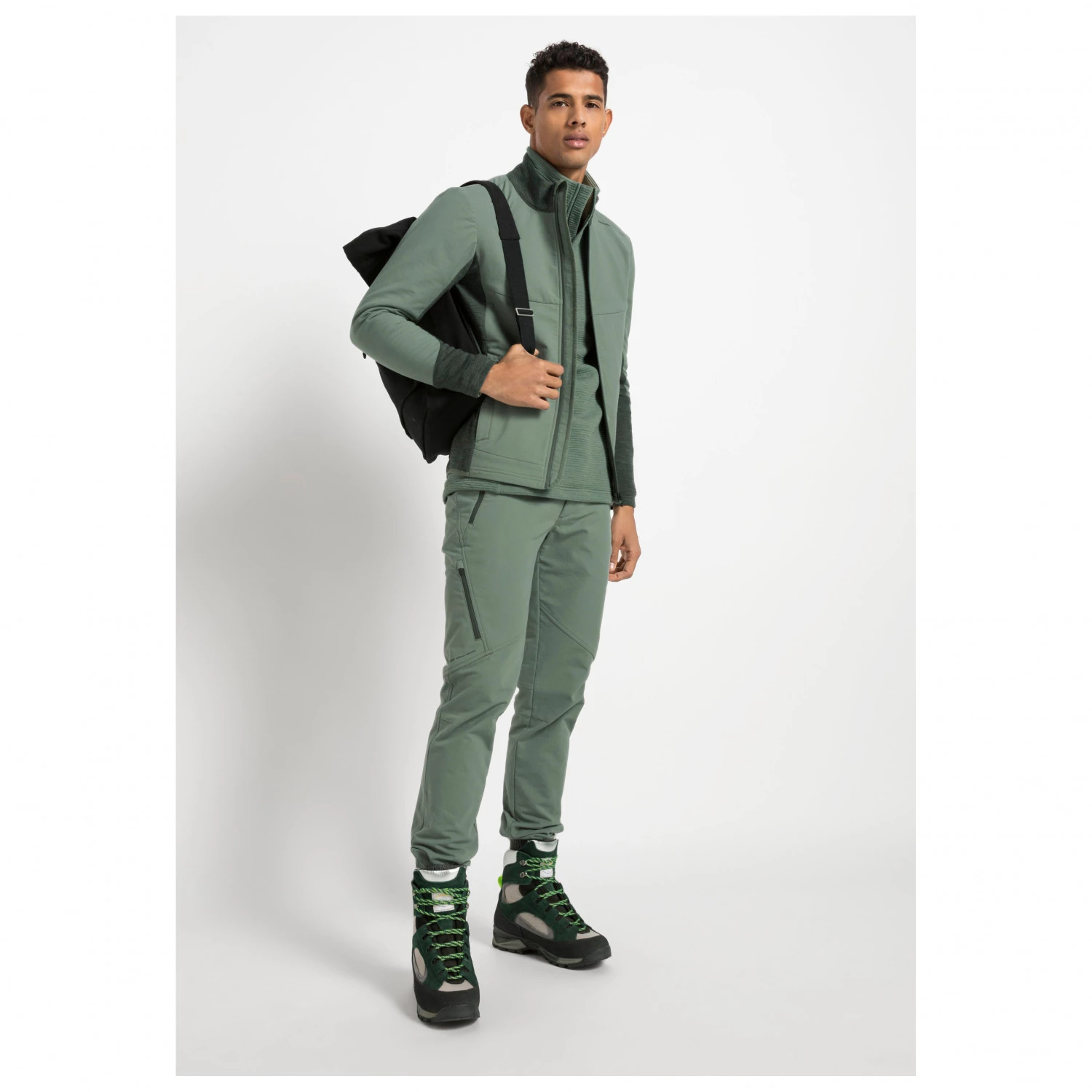 Hessnatur - Softshell Hybrid Jacket Organic Cotton & Organic Merino Wool - Veste softshell 4 Hessnatur - Softshell Hybrid Jacket Organic Cotton & Organic Merino Wool - Veste softshell – Image 2