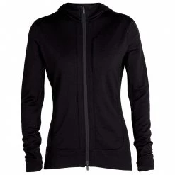 Icebreaker - Women's Quantum III L/S Zip Hood - Veste en laine mérinos
