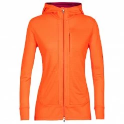 Icebreaker - Women's Quantum III L/S Zip Hood - Veste en laine mérinos -Vestes outdoor Soldes icebreaker womens quantum iii l s zip hood veste en laine merinos 5
