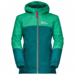 Jack Wolfskin - Girl's Iceland 3in1 Jacket - Veste 3-en-1 -Vestes outdoor Soldes jack wolfskin girls iceland 3in1 jacket veste 3 en 1 3