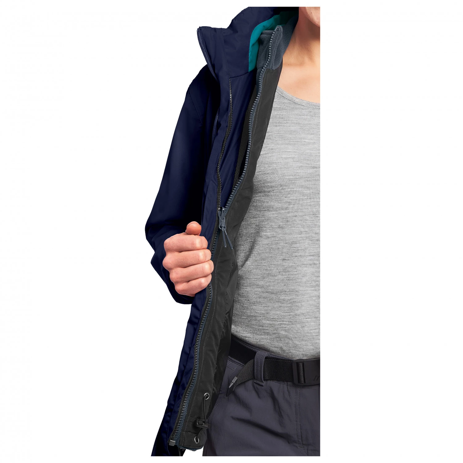 Maier Sports - Women's Gregale DJ - Veste 3-en-1 8 Maier Sports - Women's Gregale DJ - Veste 3-en-1 – Image 6