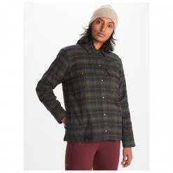 Marmot - Women's Ridgefield HW Sherpa Lined Flannel - Veste de loisirs 11 Marmot - Women's Ridgefield HW Sherpa Lined Flannel - Veste de loisirs -Vestes outdoor Soldes marmot womens ridgefield hw sherpa lined flannel veste de loisirs detail 4