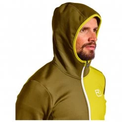Ortovox - Fleece Hoody - Veste en laine mérinos -Vestes outdoor Soldes ortovox fleece hoody veste en laine merinos detail 5