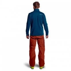 Ortovox - Fleece Jacket - Veste en laine mérinos 11 Ortovox - Fleece Jacket - Veste en laine mérinos -Vestes outdoor Soldes ortovox fleece jacket veste en laine merinos detail 4