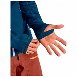 Ortovox - Fleece Jacket - Veste en laine mérinos 12 Ortovox - Fleece Jacket - Veste en laine mérinos -Vestes outdoor Soldes ortovox fleece jacket veste en laine merinos detail 5