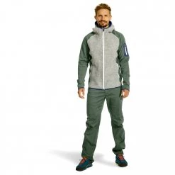 Ortovox - Fleece Plus Classic Knit Hoody - Veste polaire -Vestes outdoor Soldes ortovox fleece plus classic knit hoody veste polaire detail 3