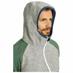 Ortovox - Fleece Plus Classic Knit Hoody - Veste polaire -Vestes outdoor Soldes ortovox fleece plus classic knit hoody veste polaire detail 5