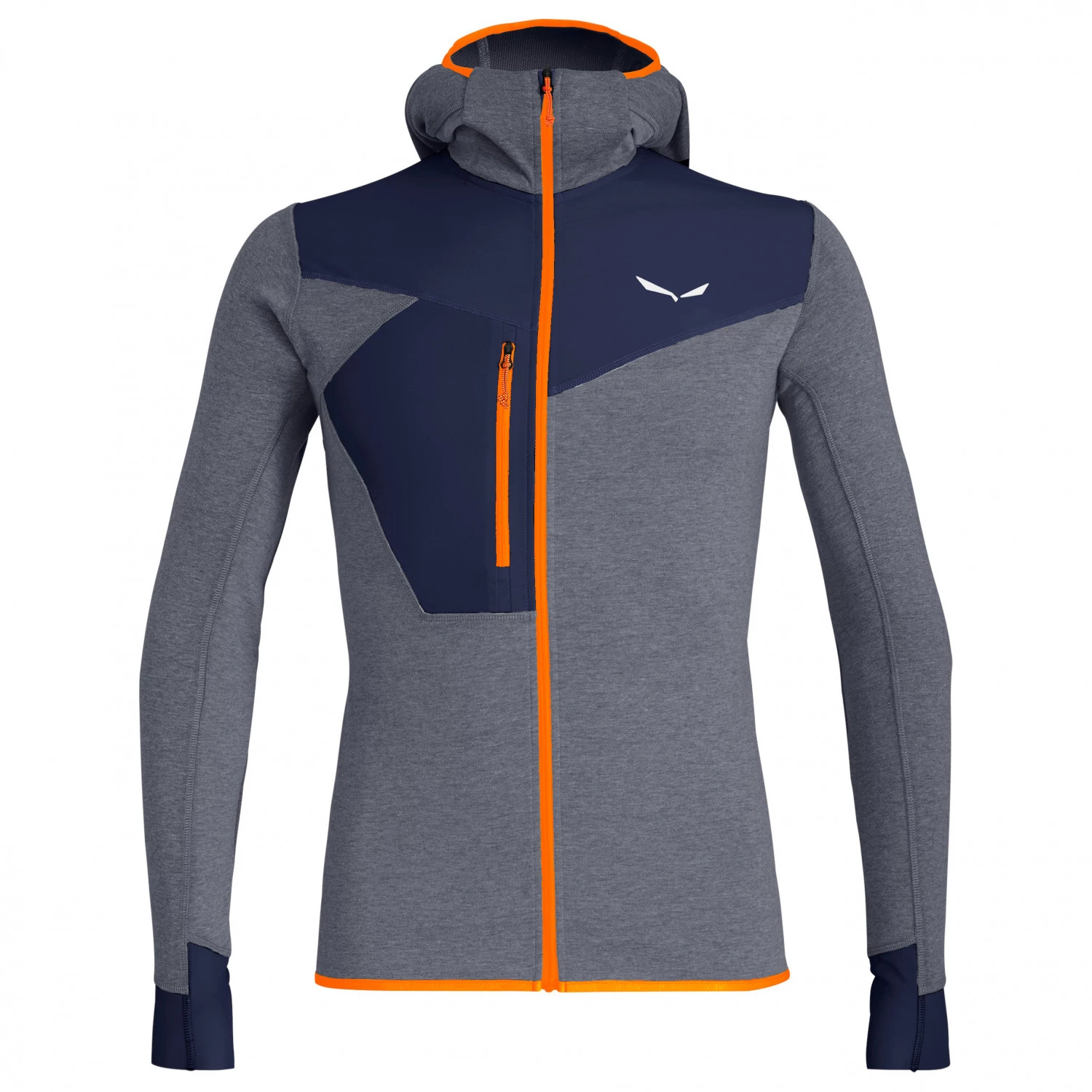 Salewa - Puez 2 Dry L/S Hood Full-Zip Tee - Veste polaire 3 Salewa - Puez 2 Dry L/S Hood Full-Zip Tee - Veste polaire