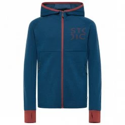 Stoic - Kid's Merino260 StadjanSt. Jacket w. Hood - Sweat à capuche en mérinos -Vestes outdoor Soldes stoic kids merino260 stadjanst jacket w hood sweat a capuche en merinos 1