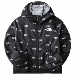 The North Face - Girl's Printed Never Stop Hooded Wind Jacket - Coupe-vent